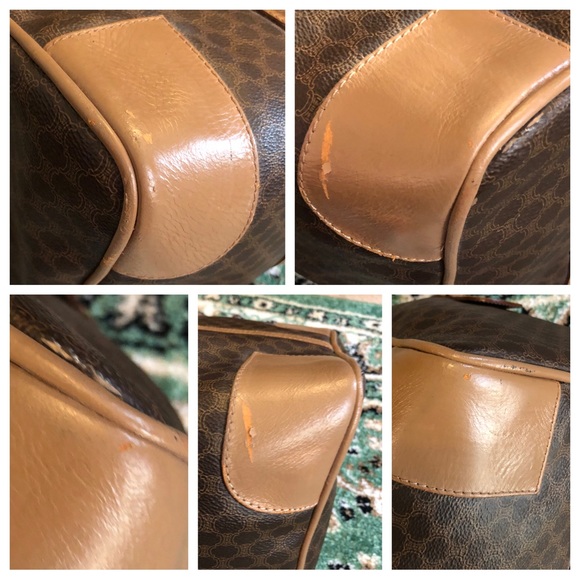 Céline AUTHENTIC Vintage Macadam M14 Weekender Travel Boston Duffle Bag - Picture 11 of 16